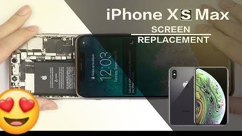iPhone XS Max How To replace Cracked Screen And Save True Tone