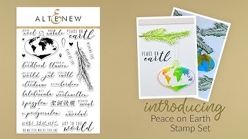 Altenew Stamps Intro - Peace on Earth