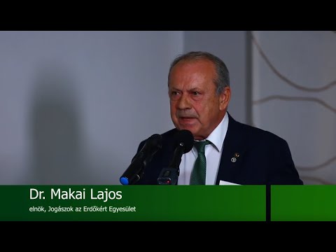 Az erdőgazdálkodás aktuális jogi kérdései - 2022.11.15 - Gyarmatpuszta - Dr. Makai Lajos