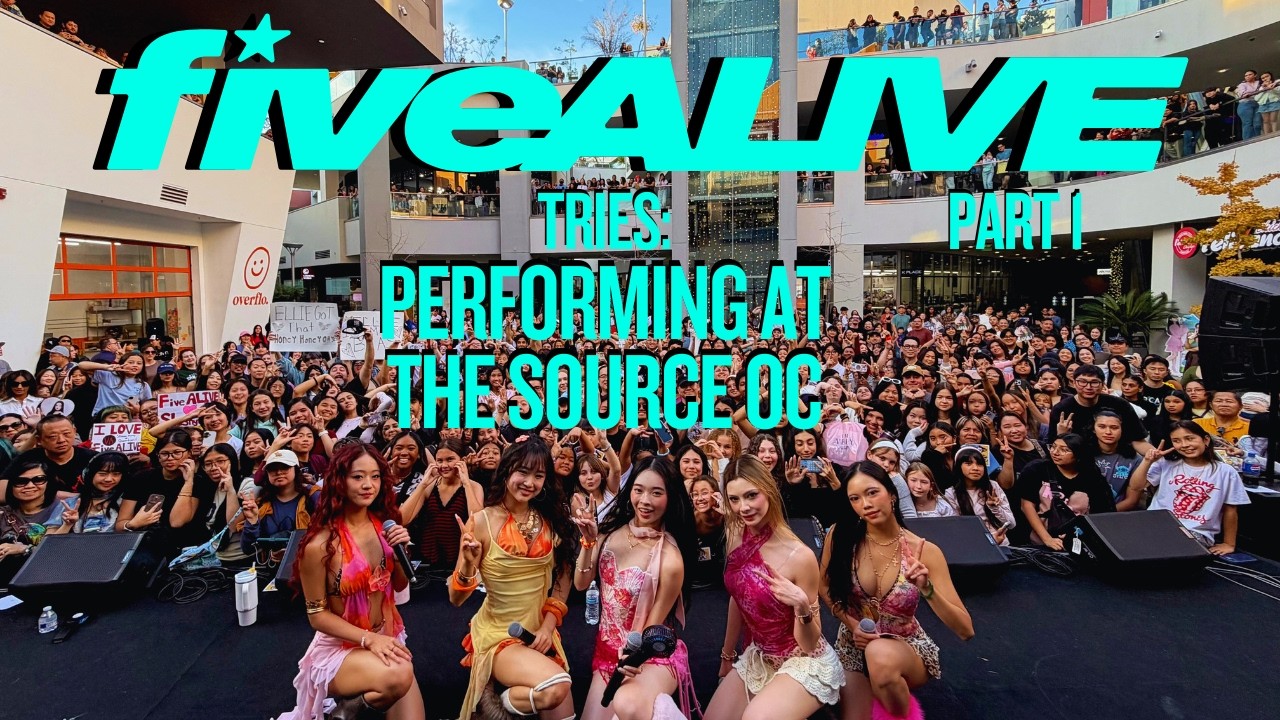 fiveALIVE пробует свои силы: выступление в THE SOURCE OC (Часть 1)