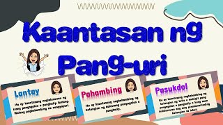 Kaantasan ng Pang-uri | Pang-uri | Filipino | Matatag | Teacher Beth Class TV