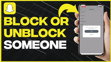 How To Block And Unblock People On Snapchat - Full Tutorial