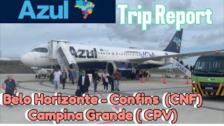 🇧🇷Trip Report Belo Horizonte Confins  - Campina Grande Azul linhas aéreas