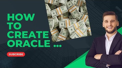 How to create oracle 💲🔥 #earnmoneyonline  #earnmoney #oracle