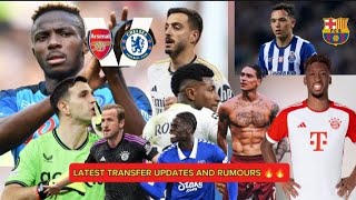 TRANSFERS: OSIMHEN CHOOSES EPL CLUBS 🚨, CHELSEA AIM FOR EMI MARTINEZ ⚠️, JOSELU REMAINS AT MADRID 🔥🚨