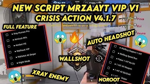 UPDATE!! SCRIPT CHE4T CRISIS ACTION V4.1.7 TERBARU!! NOROOT