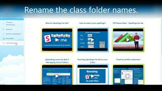 Managing Class Folders