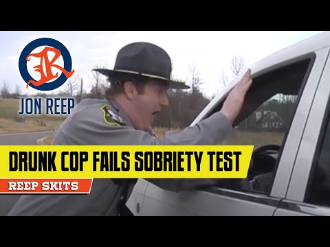 Drunk Cop Fails His Own Sobriety Field Test