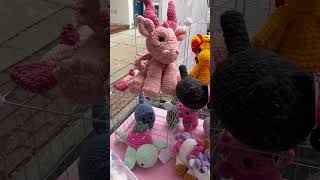 My set up for Media Spring Arts Festival! #crochet #market #craftmarket #amigurumi