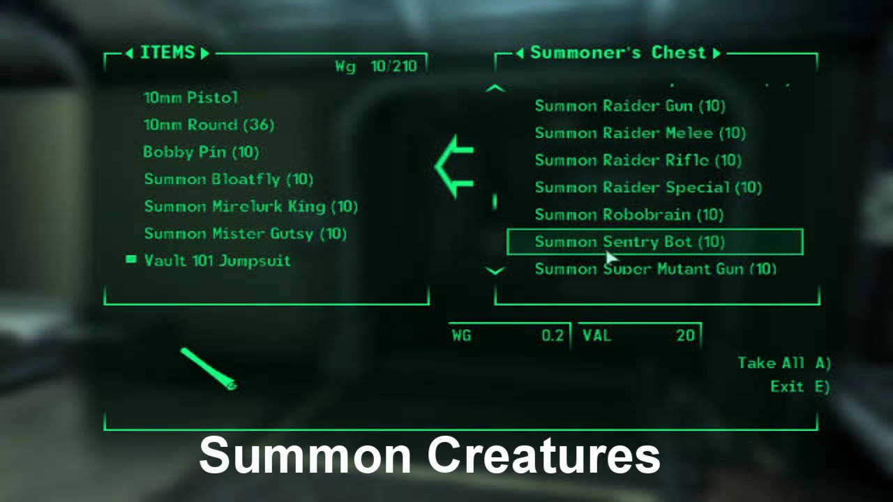 Fallout 3 Personal Cheat Terminal. - Other Topics - RealModScene