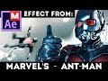 Ant-Man Shrinking Effect from Marvel and Avengers movies feat. VideoBlocks: After Effects Tutorial