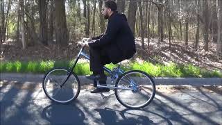 Pulley Wheel and Lever Machine Powered Bicycle