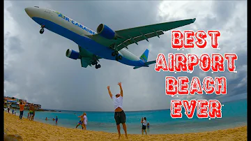WORLD's MOST FAMOUS AIRPORT BEACH | St Maarten + Sonesto Maho Beach Resort & Hotel