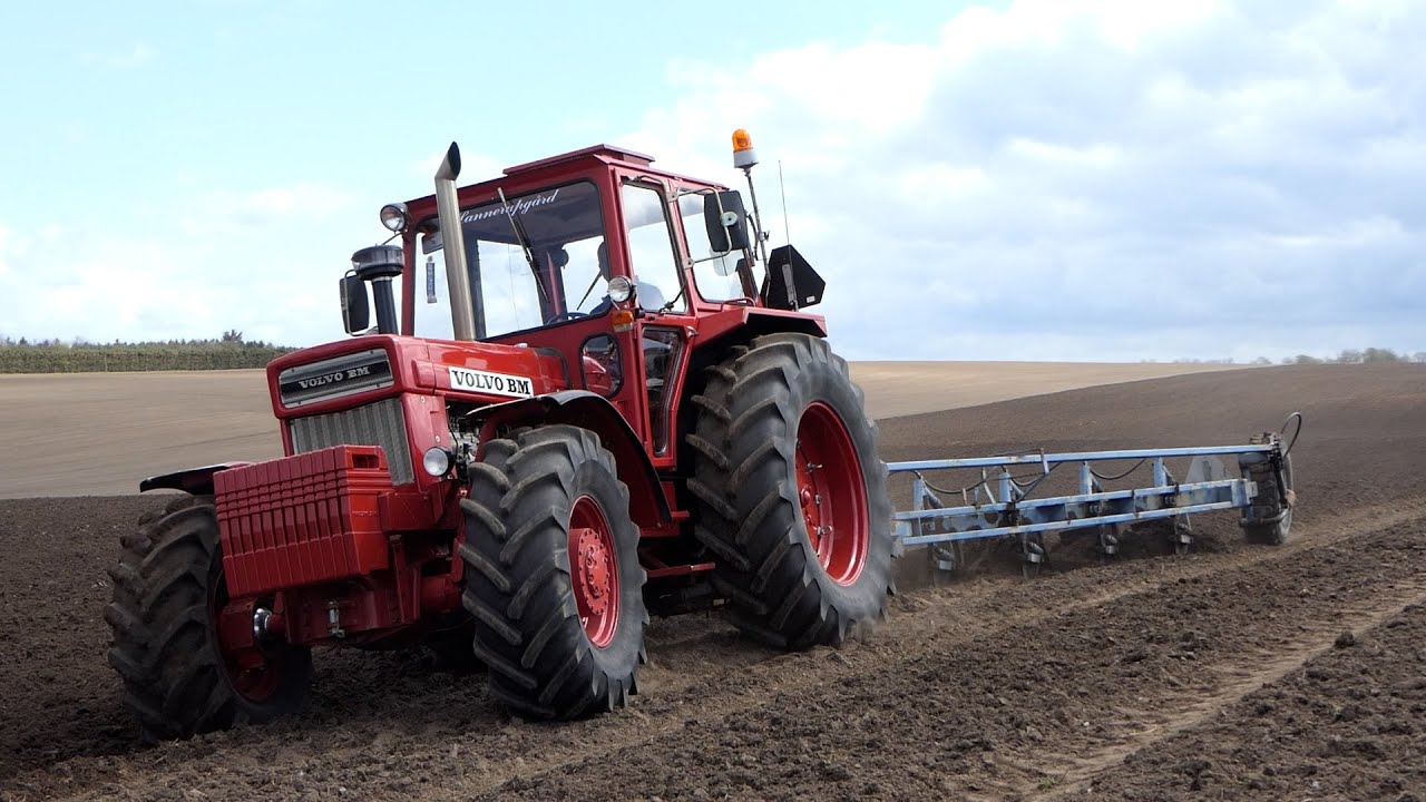 Volvo BM Tractors Plowing