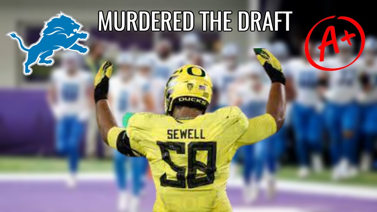 The Detroit Lions Had A FANTASTIC Draft!