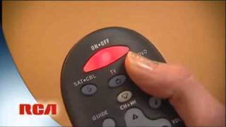 RCA 3-Device Universal Remote Control w/ Green Backlit Keypad RCA Manual Code