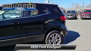 Used 2020 Ford Ecosport Titanium, Upper Marlboro, Md P1483
