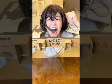 Gopu's girlfriend got angry😱🤯~mini wood toy-woodworking art skill/wood hand #shorts