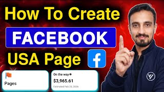 How To Create USA Facebook Page | USA Facebook Page Kaise Banaye