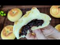 [Eng Sub]用黑糯米做馅料，做出软软的面包，好简单！【小敏的Fun】（CC字幕）