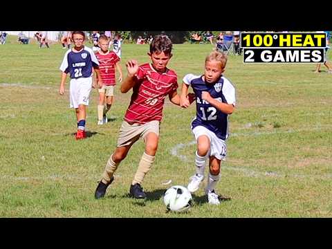 2 BRUTAL SOCCER GAMES IN 100° HEAT! 🥵⚽