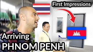 🇰🇭| Arriving at PHNOM PENH AIRPORT, CAMBODIA! 😳 First impressions of Phnom Penh