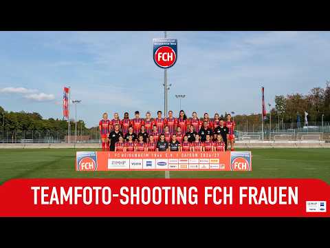 Teamfoto-Shooting FCH Frauen