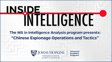 Inside Intelligence presents “Chinese Espionage Operations and Tactics”