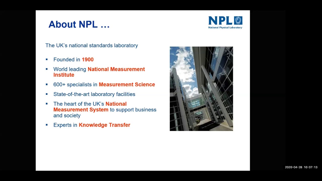 Graphene Characterization Methods and Issues - Dr. Andrew Pollard National Physical Laboratory NPL.