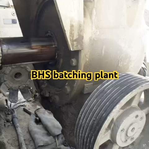 BHS batching plant gear box remov - YouTube