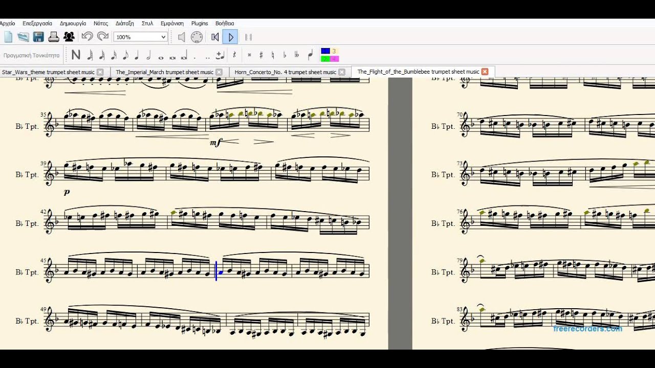 flight of the bumblebee sheet music for trumpet youtube flight of the bumblebee trombone sheet music