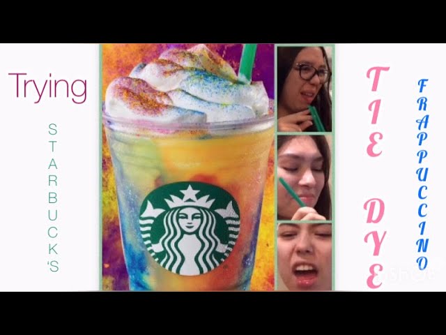 [vlog] Trying Starbuck’s NEW Tie Dye Frappuccino so YOU DON’T have to