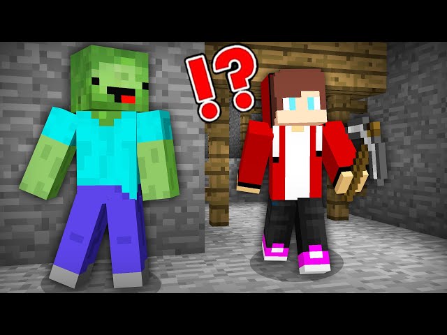 Mikey Scared JJ As A ZOMBIE in Minecraft - Maizen - YouTube