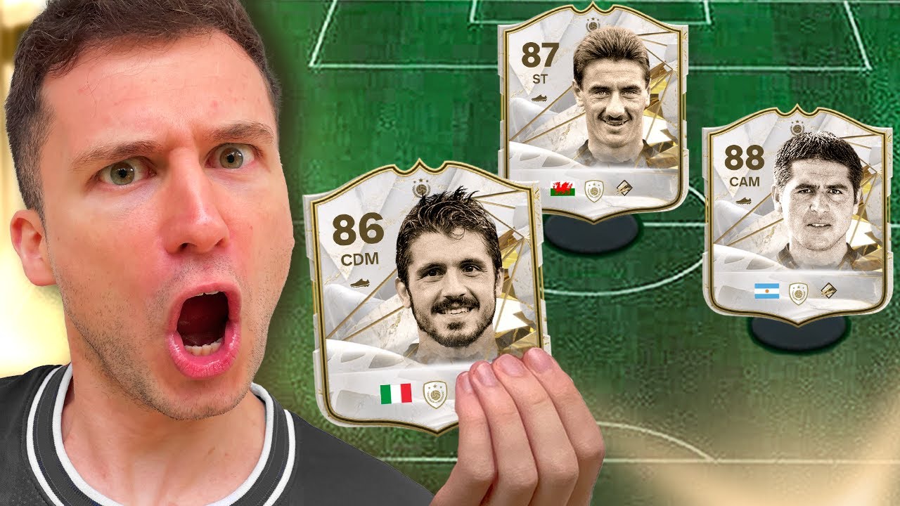 USEI OS PIORES ICONS DO EAFC 24 PARA JOGAR A WL!!! ULTIMATE TEAM