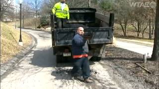 Dangerous pothole fixed after ongoing complaints from residents