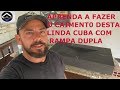 APRENDA A FAZER O CAIMENTO DESTA LINDA CUBA EM PORCELANATO COM CAIMENTO DUPLO(81)