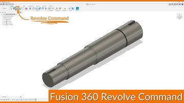 Revolve Command - Fusion 360 Part Tutorial | Autodesk Fusion 360 IN DEPTH