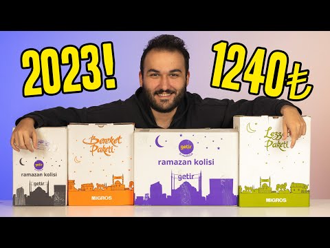 RAMAZAN PAKETLERİNİ İNCELEDİM! 2023