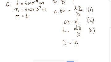 Double slit problem solving