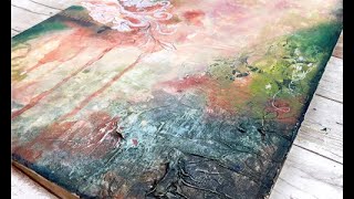 gesso and modeling paste for texture Sunday inspiration 9-9-18 - Shawn  Petite