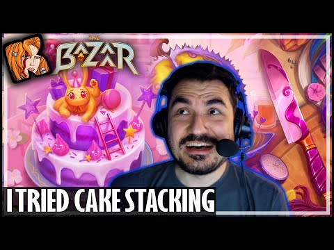 بنابراین من سعی کردم کیک ها را روی هم بچینم بازار