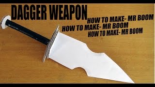 Vignette de la vidéo "How To Make A Paper Dagger fighting"