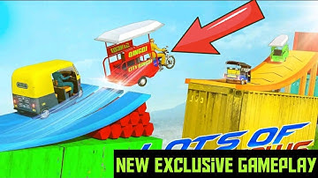 Tuk Tuk Rickshaw Impossible Stunts (Android Gameplay)