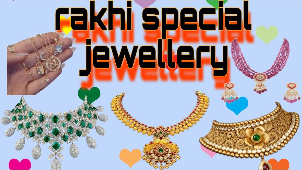 Rakhi jewellery Rakhi special jewellery haul heavy jewellery