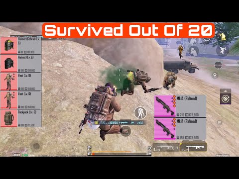 I Survived Alone Out Of 20 Enemies ? Pubg Mobile Metro Royale Mode Gameplay