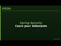 Spring security cours pour débutant
