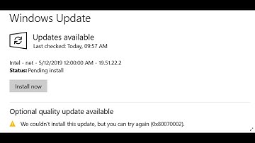 Fix Windows 10 Update Error 0x80070002 We Couldn