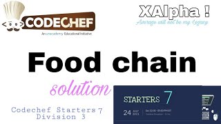 Food chain (solution) || Codechef starters 7 (Divison 3)
