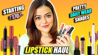 Nykaa Sale LIPSTICK HAUL ? Beautiful Daily Wear Lipsticks & Lip Glosses Starting ₹170/-