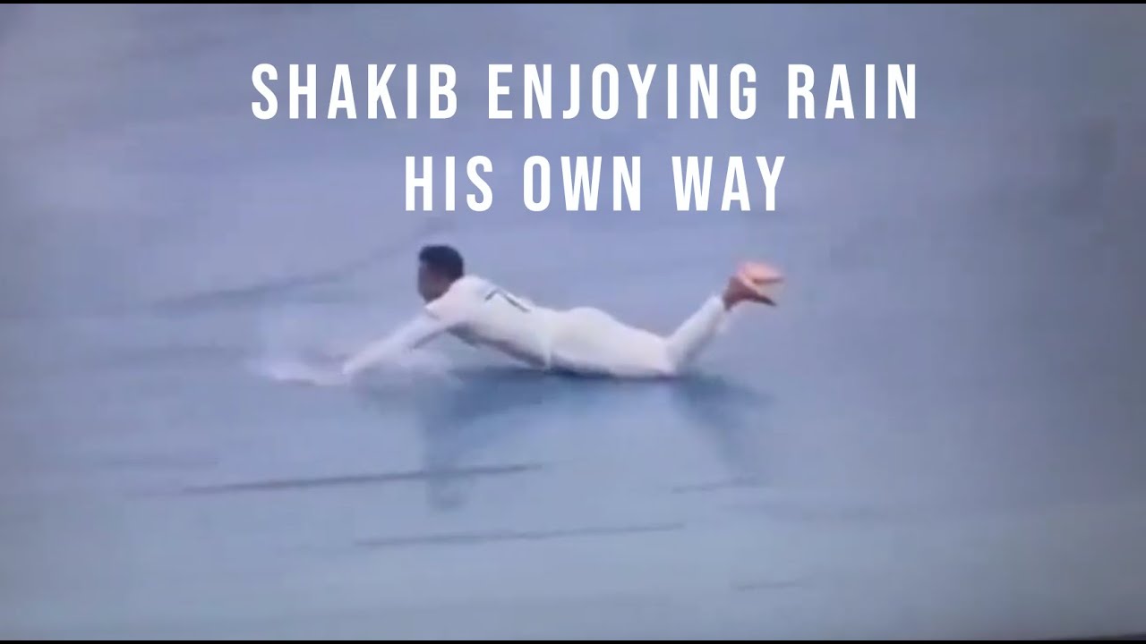 SHAKIB ENJOYING RAIN